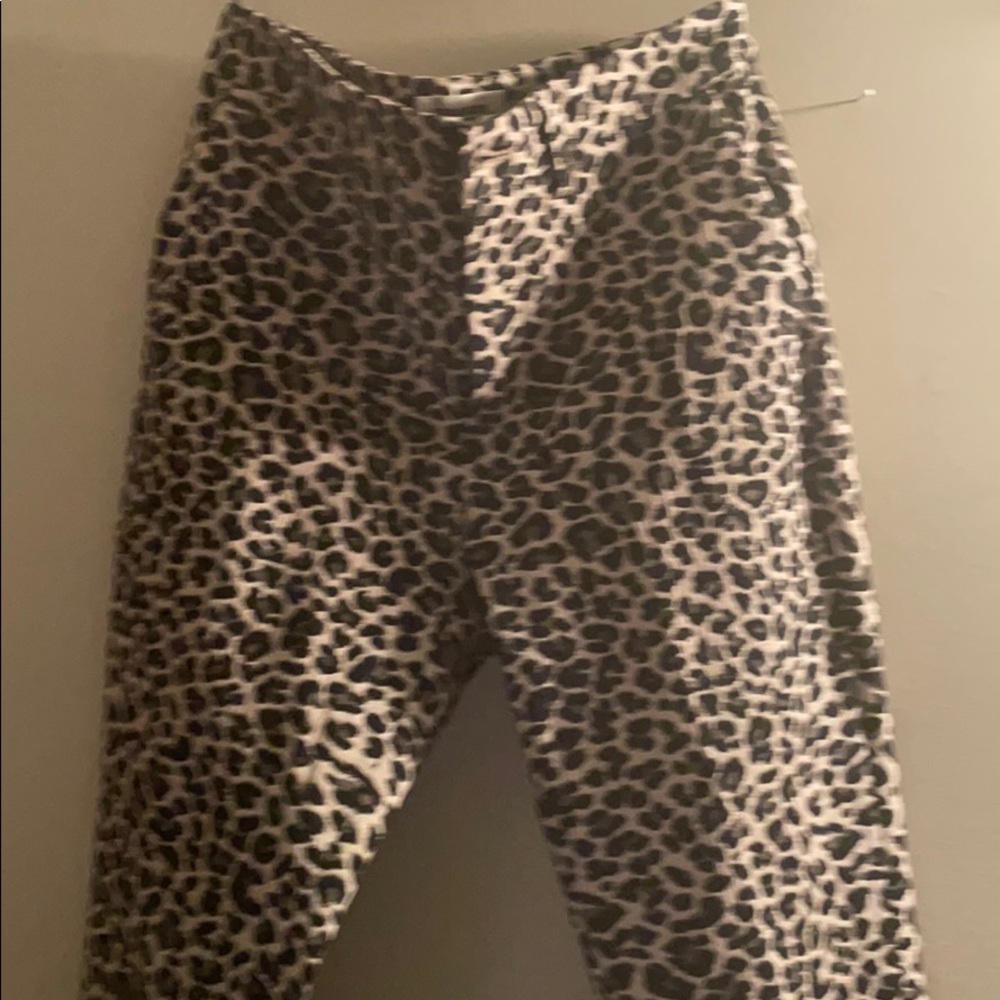 Zadig & Voltaire animal Print pants.